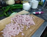 Foto del paso 1 de la receta: Croquetas de jamón y cebollín en freidora de aire