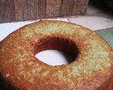 Foto langkah ke 9 dari resep Bolu Pisang Pandan 2 telur.