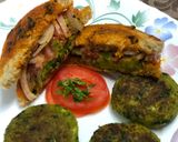 A picture of step 12 of Masala Pattice Pav.