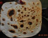 A picture of step 8 of Flat  Naan  Bread نان تافتون.