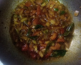 A picture of step 2 of Rava upma.