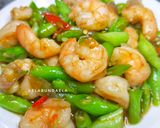 Foto langkah ke 3 dari resep Tumis Buncis Udang Saos Tiram.