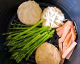 รูปขั้นตอนการทำที่ 2 ของ สเต๊กอกไก่บด Airfryer