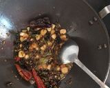 A picture of step 3 of Curd kadhi.