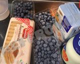 A picture of step 1 of Blueberry Cheese Cake.
