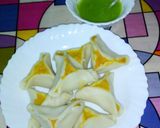 A picture of step 9 of Rice Fara or steamed Rice savoury gujiya.