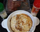 Foto del paso 1 de la receta Tortilla de claras con chorizo, ajo y perejil