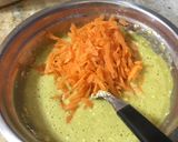 Foto del paso 2 de la receta: Panqueques de harina de arveja con zanahoria y avena