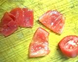 Foto del paso 4 de la receta Yemas de Espárragos con vinagreta de pimientos