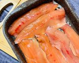 A picture of step 2 of Trout with lemon and cheese.