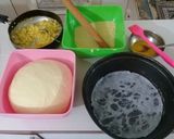 عکس مرحله 1 از دستور نان شیرین سیب و کرامبل