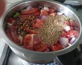 A picture of step 1 of Cream of tomato soup.