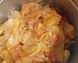 A picture of step 3 of Punjab aloo dum.