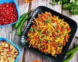 A picture of step 7 of Falahari Bhel.