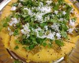 A picture of step 9 of Khaman Dhokla.