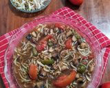 Foto langkah ke 4 dari resep Cah Tauge Jamur Pedas.