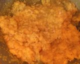A picture of step 7 of Moong Dal Halwa.