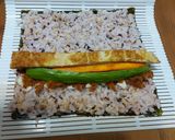 肉鬆蛋壽司捲的食譜步驟5照片