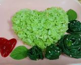 Hình bước làm 3 của món Cơm chiên ngọc bích