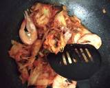 Sup Kimchi Udang with Fusilli langkah memasak 2 foto