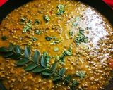 A picture of step 3 of Sweet and sour moong curry..!!!.