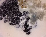 Foto langkah ke 5 dari resep Bubur ketan item kacang ijo madura plus agar2.