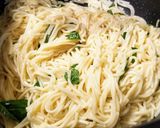 A picture of step 9 of Basil Pesto & Mozarella Chicken Thighs.