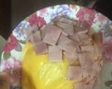 รูปขั้นตอนการทำที่ 6 ของ ข้าวไข่ข้นแฮม & หอมแดงน้ำปลาพริก