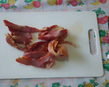 Foto del paso 2 de la receta: Ensalada de espinacas con tocino 🥗🥓