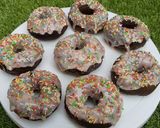 Foto langkah ke 10 dari resep Donat Taro dan Bakpao Taro Isi Abon Ayam (2in1).