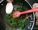 A picture of step 5 of Baked palak paneer rice.