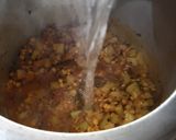 A picture of step 6 of Dal Lauki.