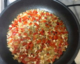 Foto del paso 7 de la receta: Pizza vegana de chorizo y champiñones