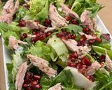 Foto del paso 5 de la receta: Ensalada navideña con perdiz en escabeche y vinagreta
