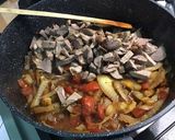 Une image de l'étape 9 de Fenouil et tomates au gigot d'agneau.