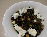 A picture of step 3 of Yellow split peas dal spinach bhurji.