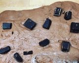 Une image de l'étape 1 de Pain au cacao et chocolat noir.
