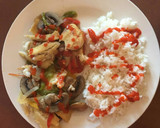 Foto del paso 6 de la receta: Tilapia con champiñones y pimientos