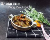 Hình bước làm 1 của món Bồ Câu Tiềm Đẳng Sâm-Kỉ Tử