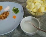 A picture of step 1 of Puri Tarkari😍😋🍲.