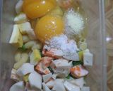 Foto langkah ke 3 dari resep Makaroni Telur Kukus.