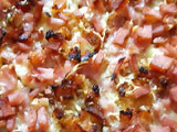 Torta salada de avena y harina.