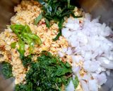 A picture of step 4 of Chana dal masala vadai.