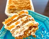 Hình bước làm 5 của món Mango Float 🥭- Bánh kem xoài Philippines
