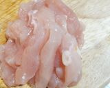 รูปขั้นตอนการทำที่ 1 ของ ผัดวุ้นเส้นสันในไก่