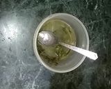 A picture of step 2 of Green Tea Shikanji.