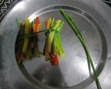 वेजटेबल्स बंडल्स इन स्वीट एंड सावर सॉस -नो अनियन -नो गार्लिक#sabzi#grand#post 2 रेसिपी चरण 4 फोटो