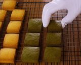 A picture of step 12 of Crunchy Square Butter Cookies with Vegetable Powder.