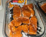 Foto langkah ke 3 dari resep Salmon rice mentai with mozarela.