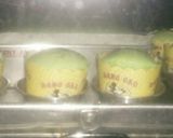 Foto langkah ke 6 dari resep Ogura pandan cake.
